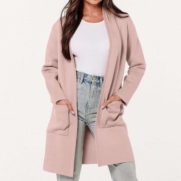 anrabess Sweaters - ANRABESS | Long Cardigan Sweater Small